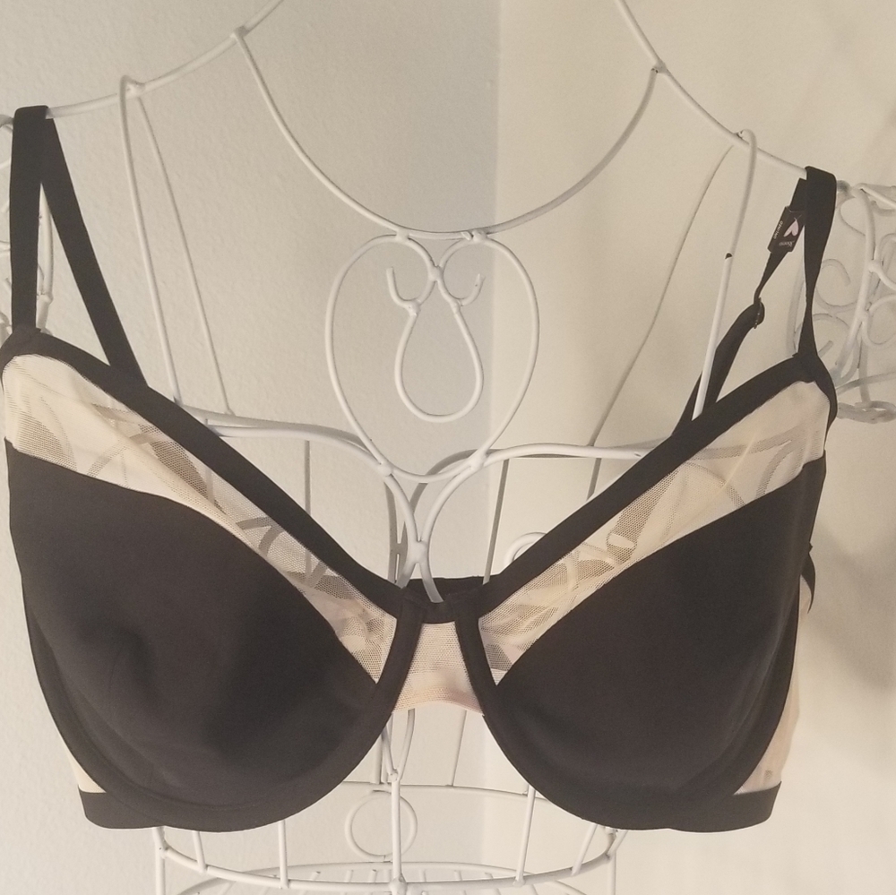 Victoria's Secret Mesh Unlined Demi Bra 36DDD - Picture 4 of 5